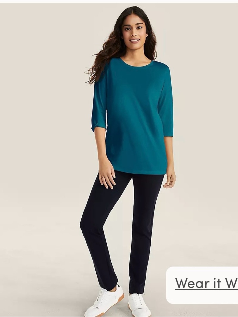 Starfish Slim Leg Mid-Rise Pants from Land’s End